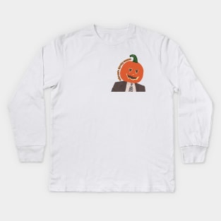 “Schrute’s Spooky Season” Kids Long Sleeve T-Shirt